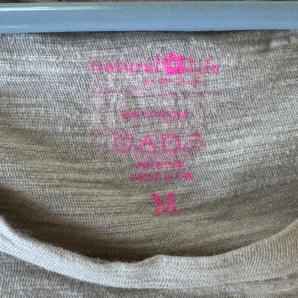 NATURAL LIFE Cream Graphic Short Sleeve Tee - Picture 11 of 11